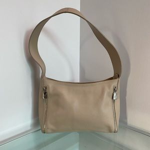 Vintage Furla Leather 90s purse beige